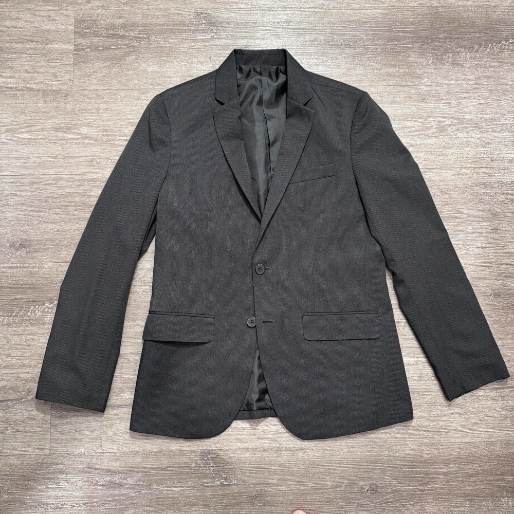 KENNETH COLE REACTION Sport Coat Mens Size 40 Gray Single Vented Unstructured